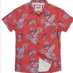 Men's High Water Shirt-bird of paradise